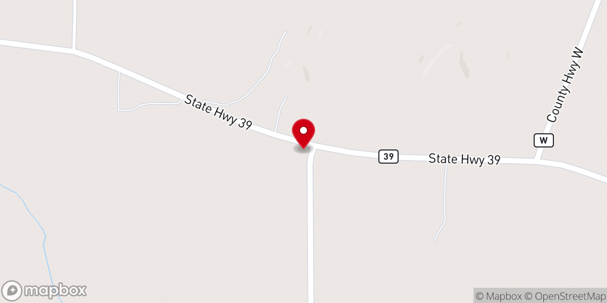 Map showing location of Bethel United Methodist Church