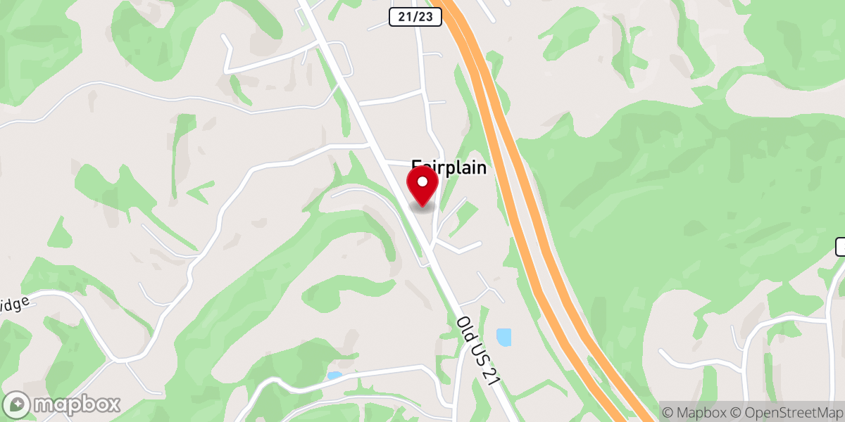 Map showing location of Fairplain Union