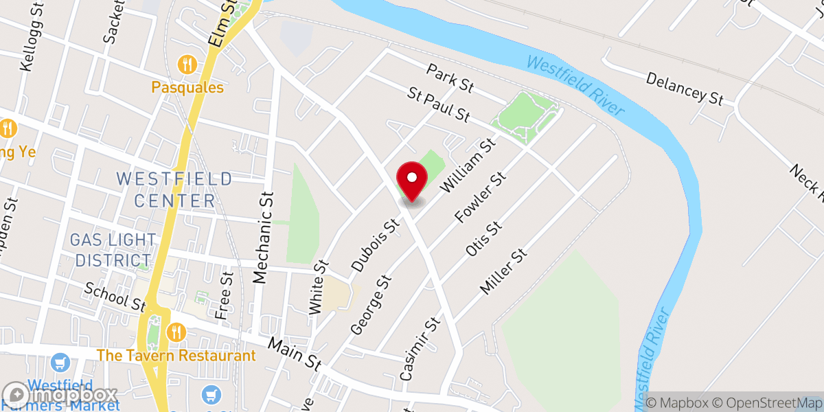 Map showing location of New Life Worship Center