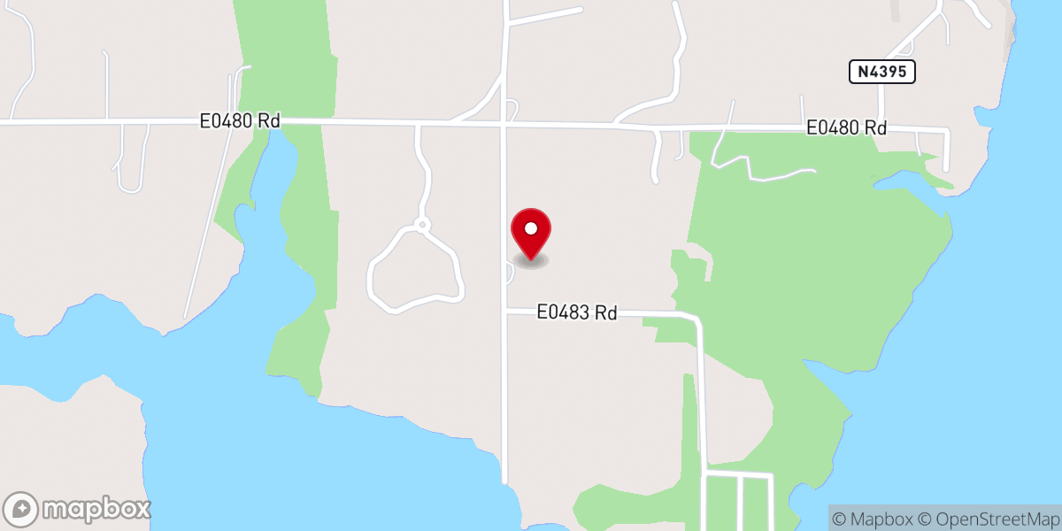 Map showing location of Cole Church
