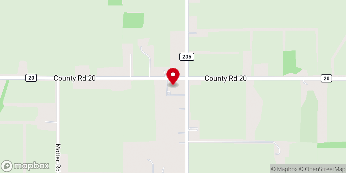 Map showing location of Ada Full Gospel Pentecostal Church of God