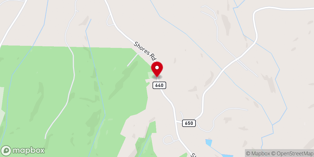 Map showing location of Seay's Chapel United Methodist Church