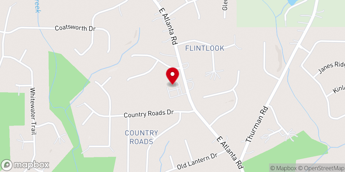 Map showing location of Lighthouse Community Church