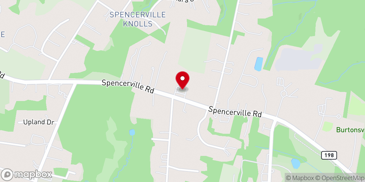 Map showing location of Crossway Christian Church