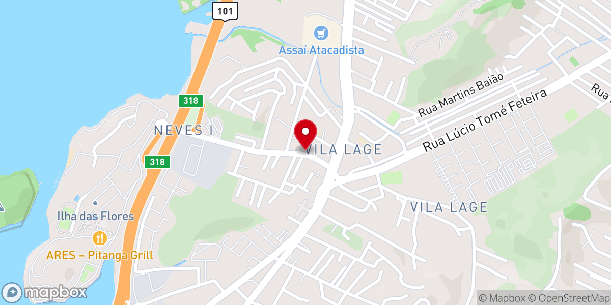 Map showing location of IGREJA BATISTA PAIVA