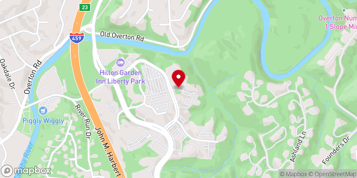 Map showing location of Restoration Anglican Church