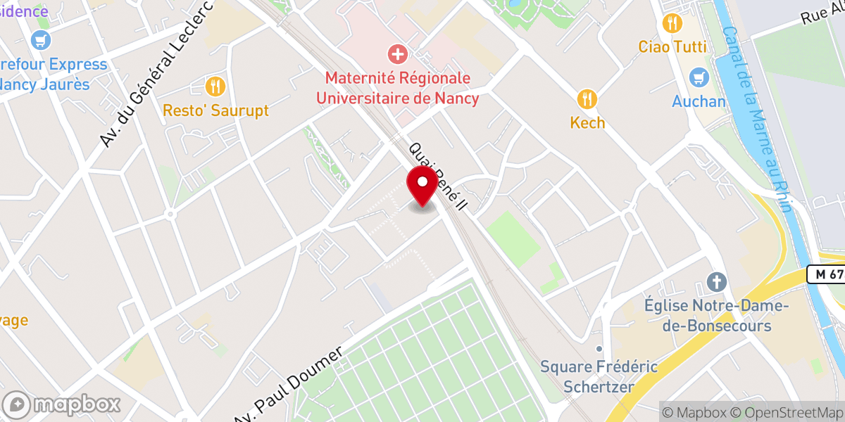 Map showing location of Chapelle Maringer