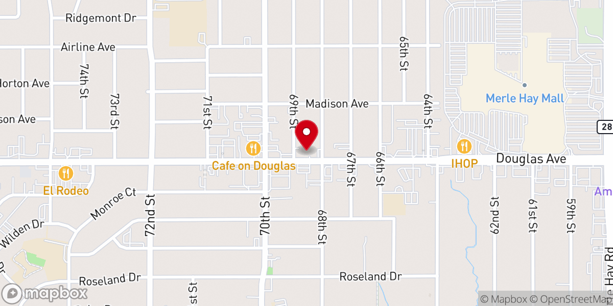 Map showing location of City of mercy miracles prayer Ministry international