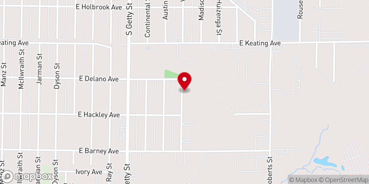 Map showing location of Holy Trinity Church of God Inc