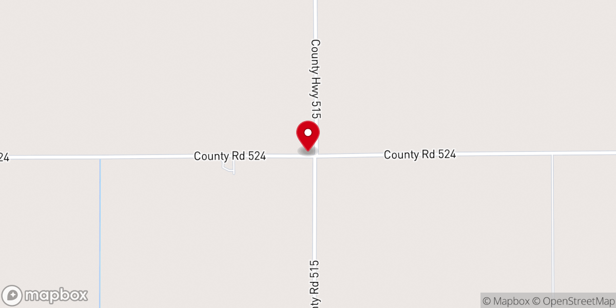 Map showing location of Loving Church