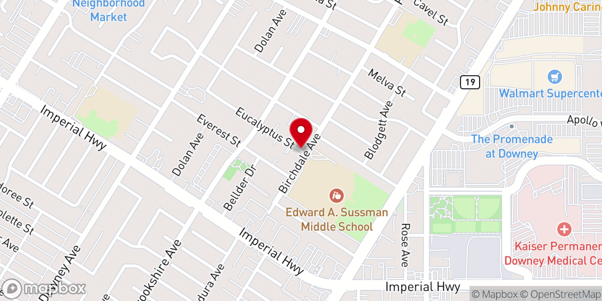 Map showing location of Gospel of the Kingdom International Ministries