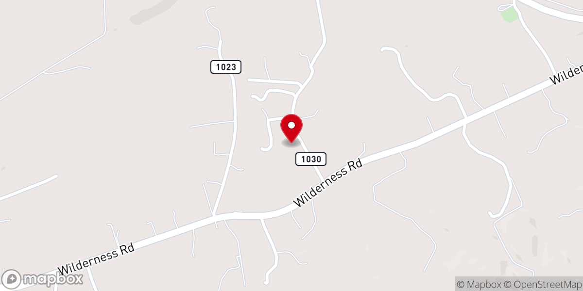 Map showing location of Christian Fellowship Church