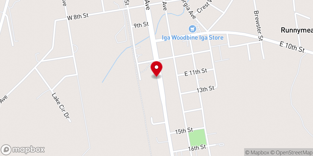 Map showing location of New Life Tabernacle of Praise and Delieverance