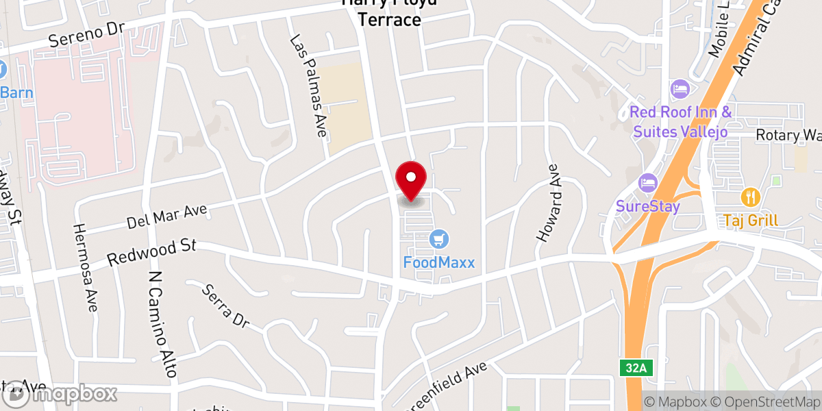 Map showing location of Iglesia de Dios (Isrealita)
