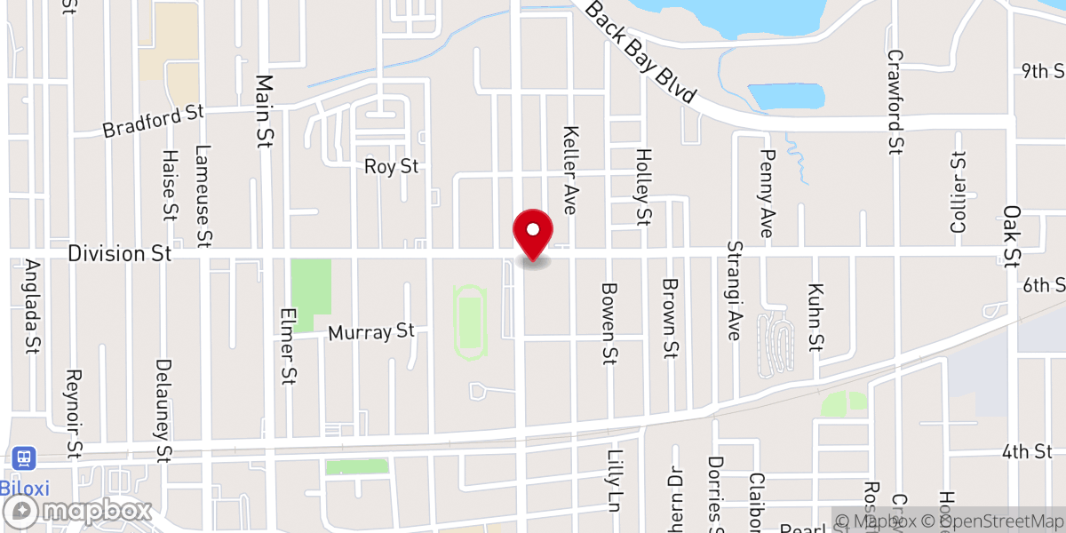 Map showing location of Greater Saint John African Methodist Episcopal Church