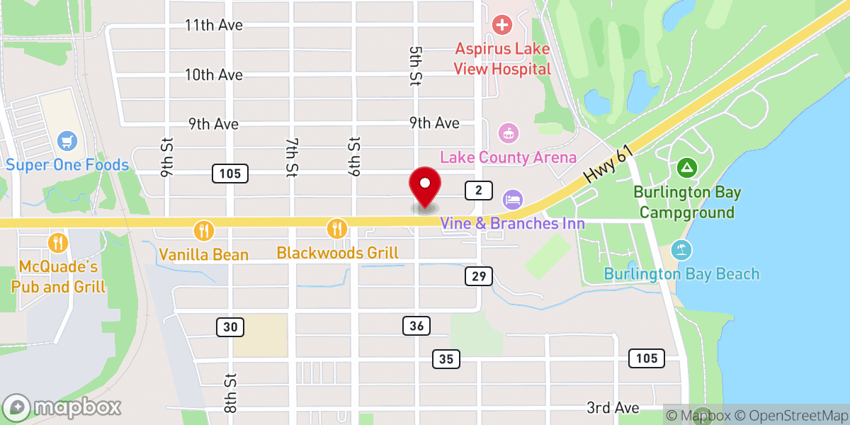 Map showing location of Elijah's Pantry - Food Shelf