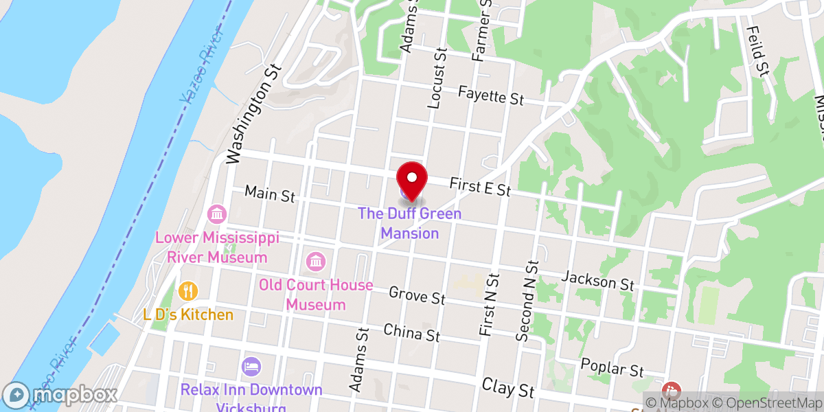 Map showing location of Christ Episcopal Church