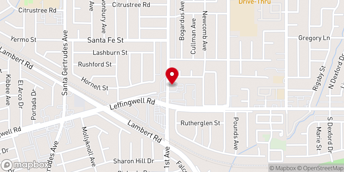 Map showing location of New Life Christian Alliance Church