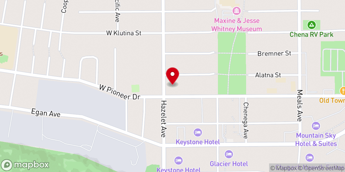 Map showing location of Saint Francis Xavier Catholic Church