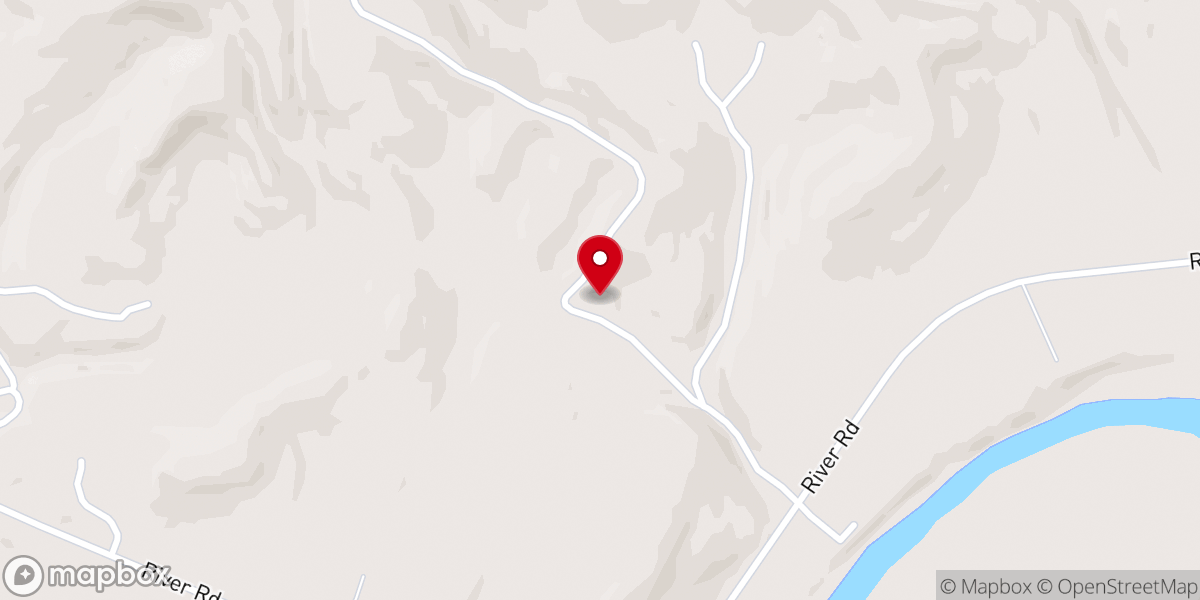 Map showing location of Oak Ridge Church