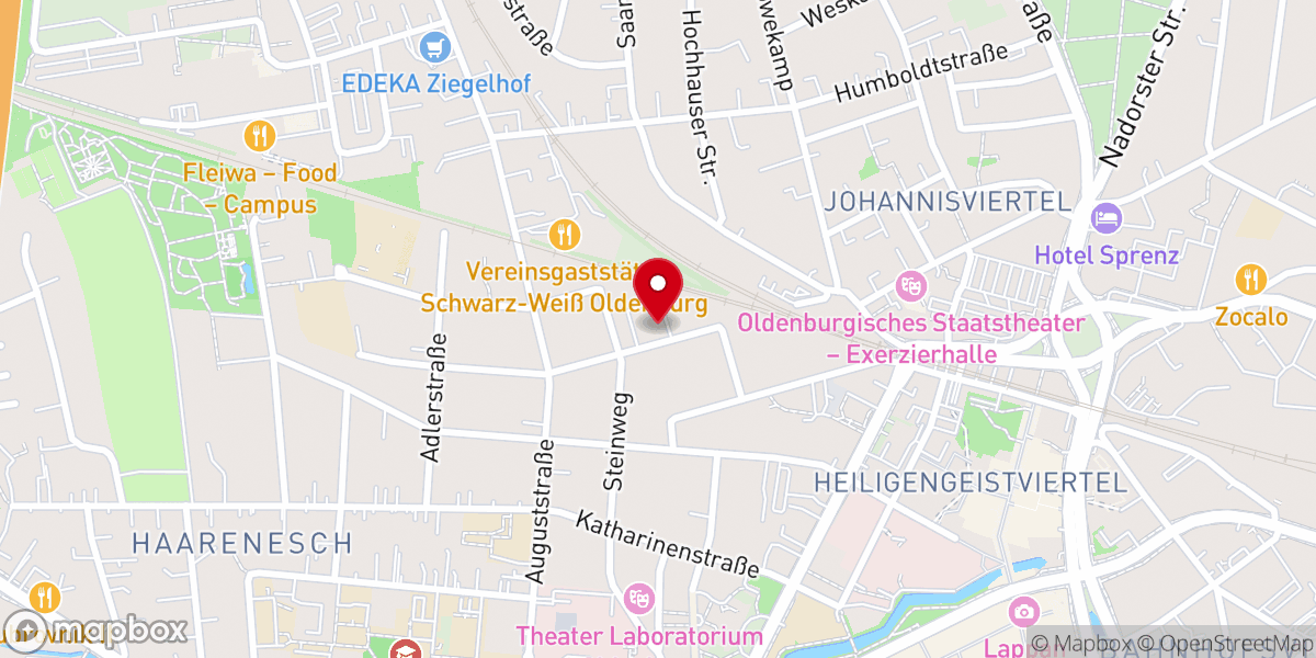 Map showing location of Diakonisches Werk der Ev.-Luth. Kirche in Oldenburg e.V.