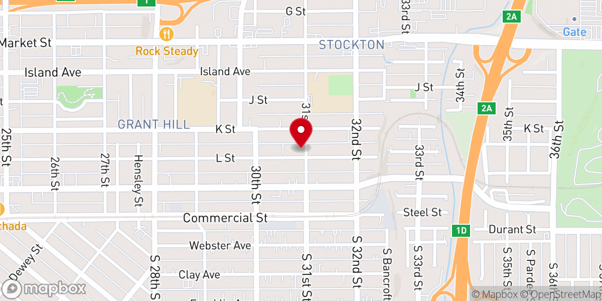 Map showing location of Saint Paul United Methodist Church