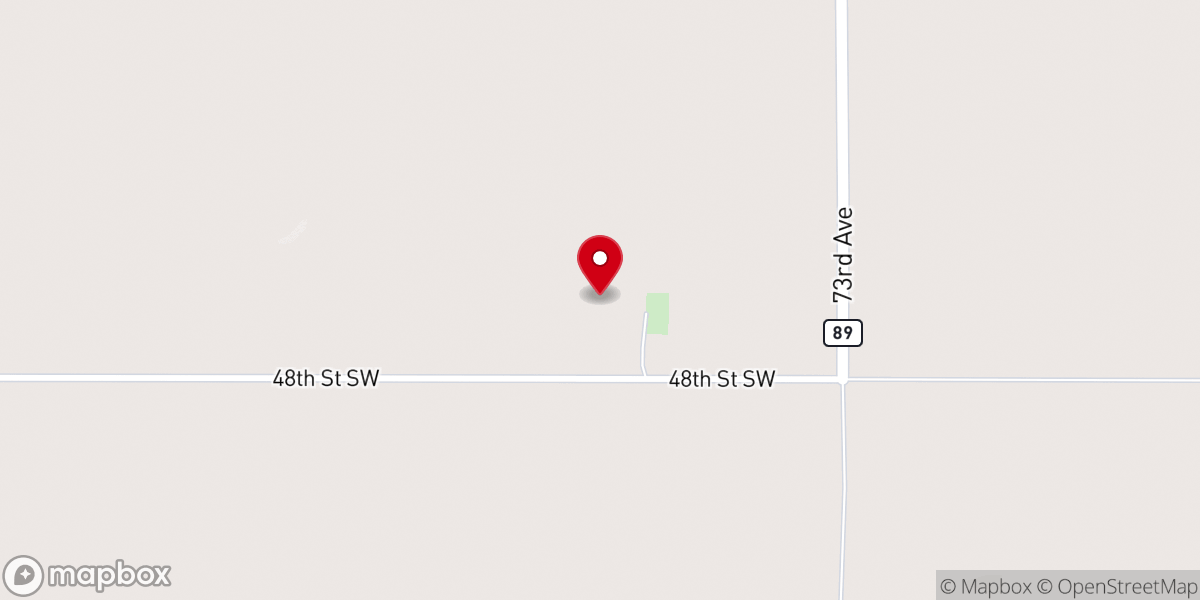 Map showing location of Bethany Church