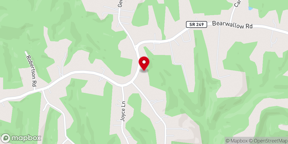 Map showing location of Goodlettsville Pentecostal Church