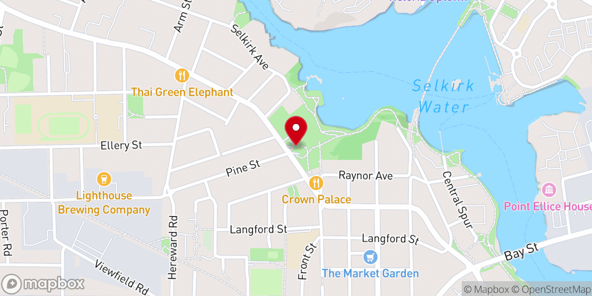 Map showing location of Encounter Church