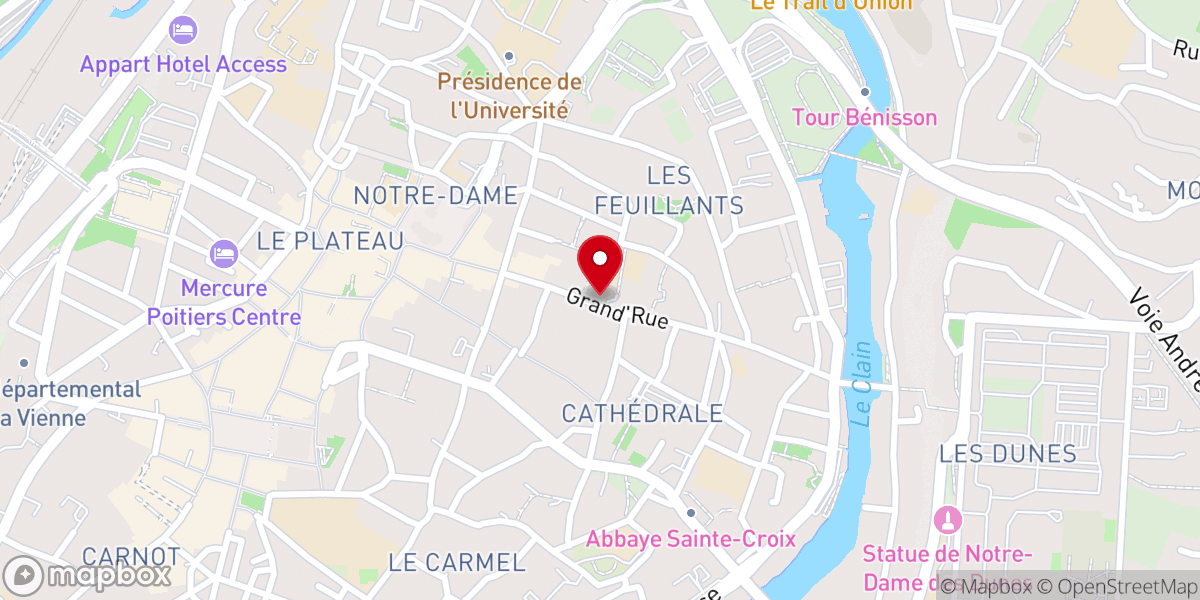 Map showing location of Portail du Couvent des Minimes
