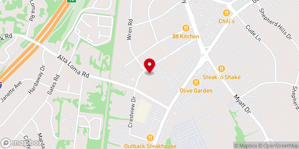 Map showing location of Point of Mercy