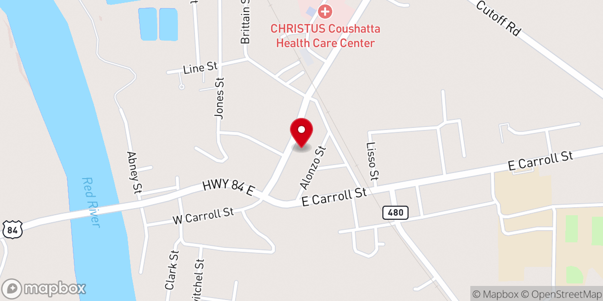 Map showing location of First Baptist Family Life Center