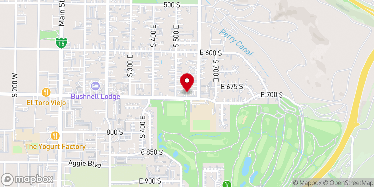 Map showing location of Victory Worship Center