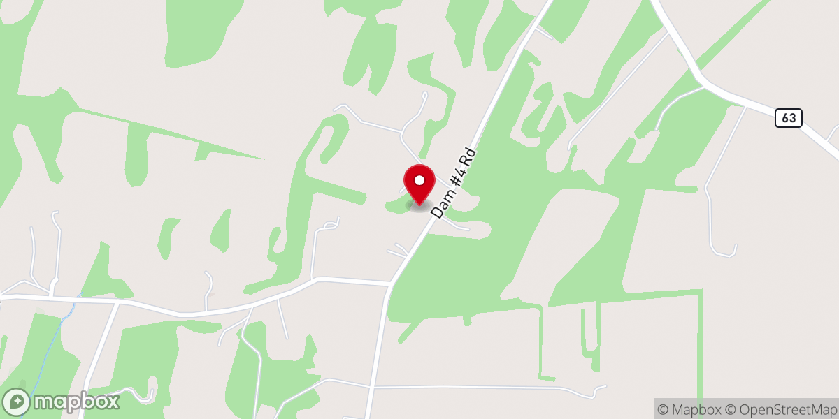 Map showing location of Downsville Church of the Brethren