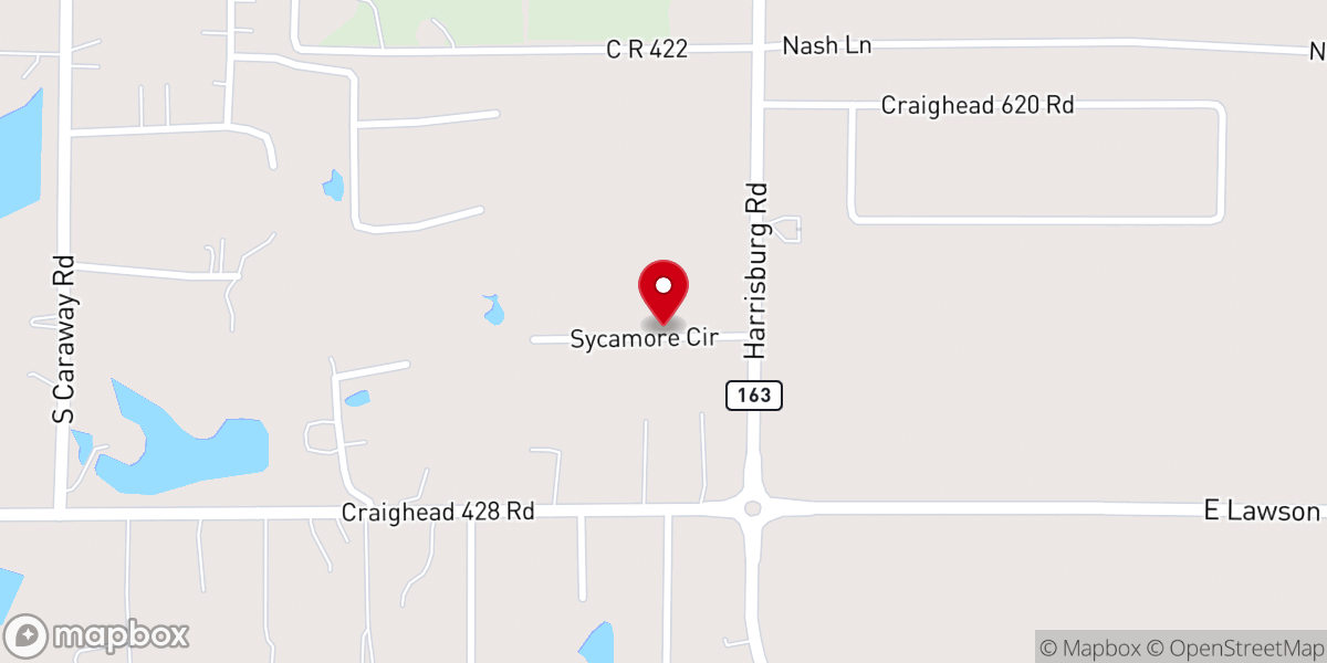 Map showing location of Fairhaven United Methodist Church Parsonage