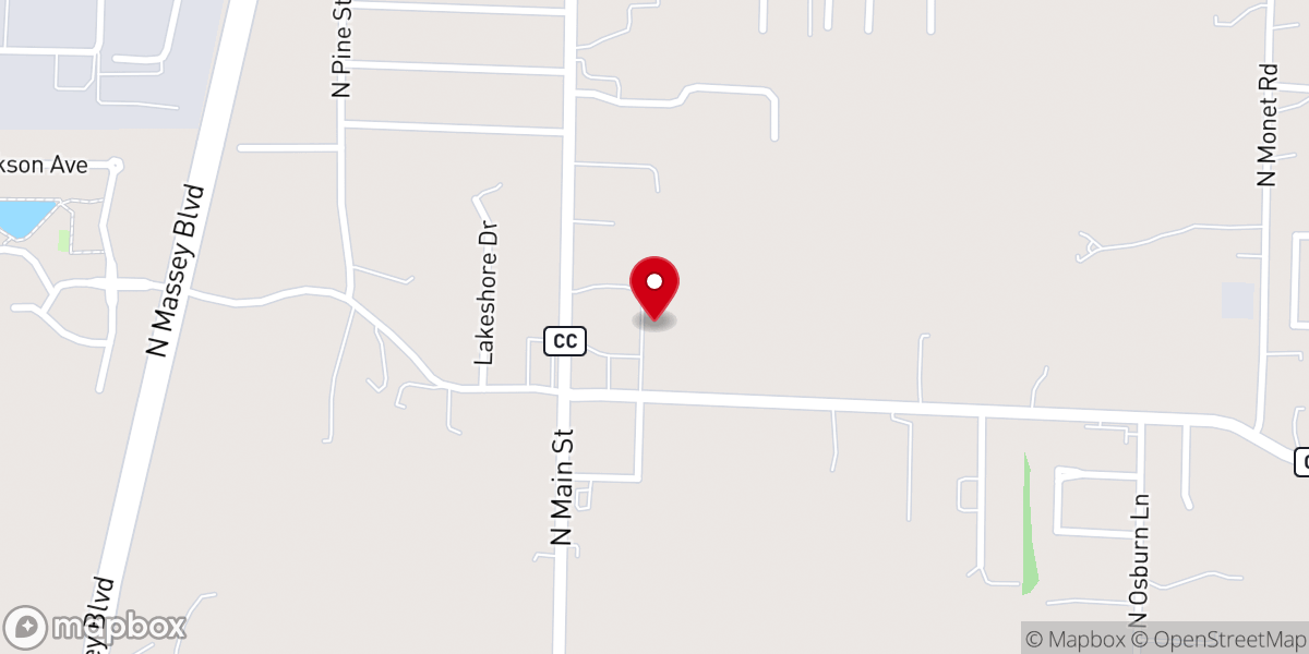 Map showing location of Firepoint Church