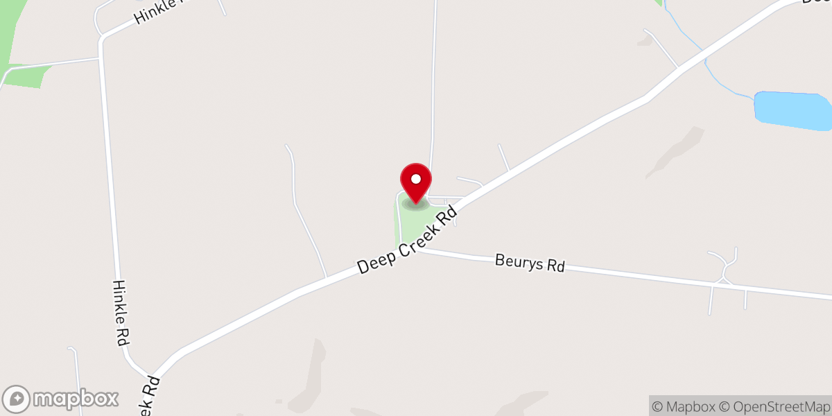 Map showing location of St John's Kimmel's Church