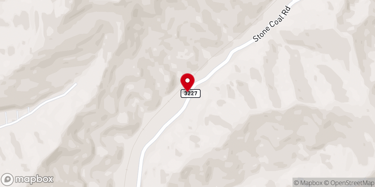 Map showing location of StoneCoal FreeWill Baptist Community Church
