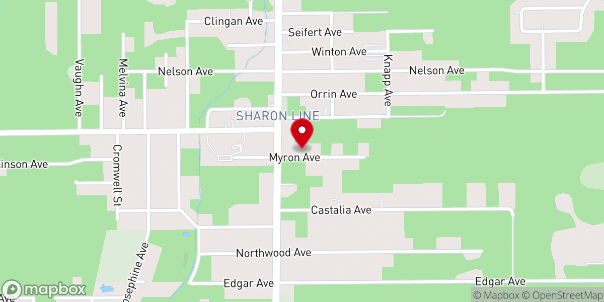 Map showing location of Bridging the Spirit Christian Center