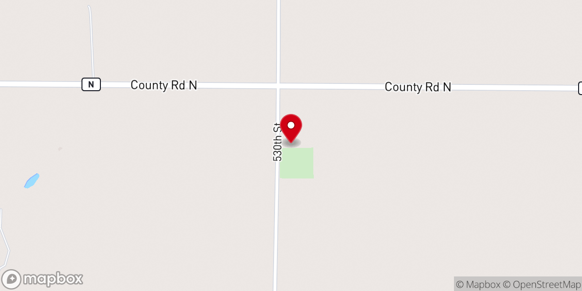 Map showing location of Our Savior's Lutheran Church
