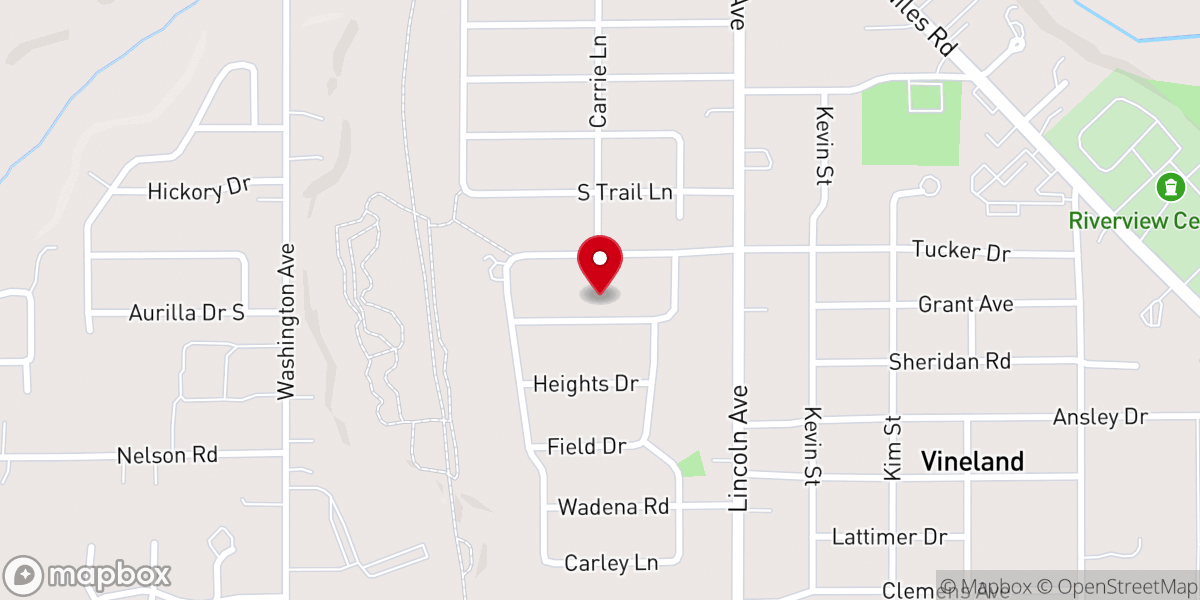 Map showing location of John Schindler Ministries