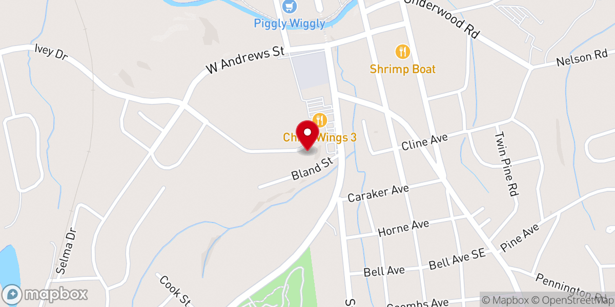 Map showing location of Greater Love Outreach Ministry