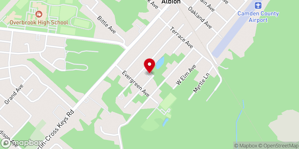 Map showing location of Mt Calvary Apostolic Church