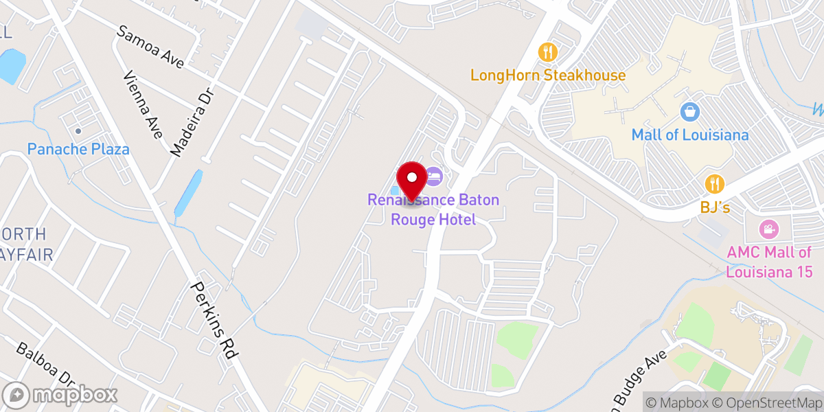 Map showing location of Crawfish Aquatics Swim Team (Bluebonnet)