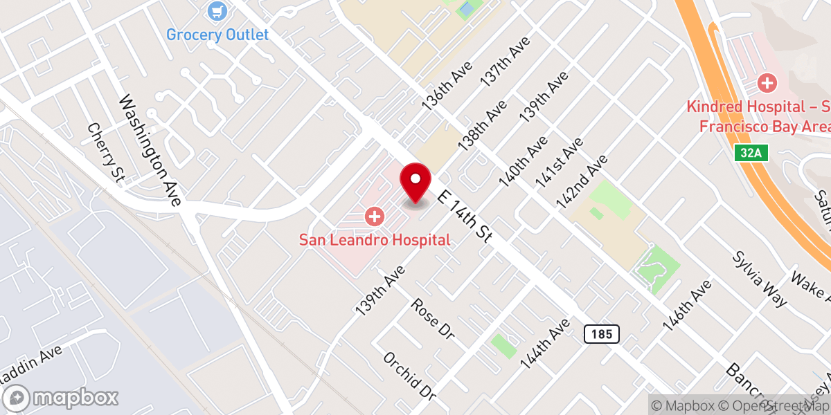 Map showing location of Community Christian Church of California