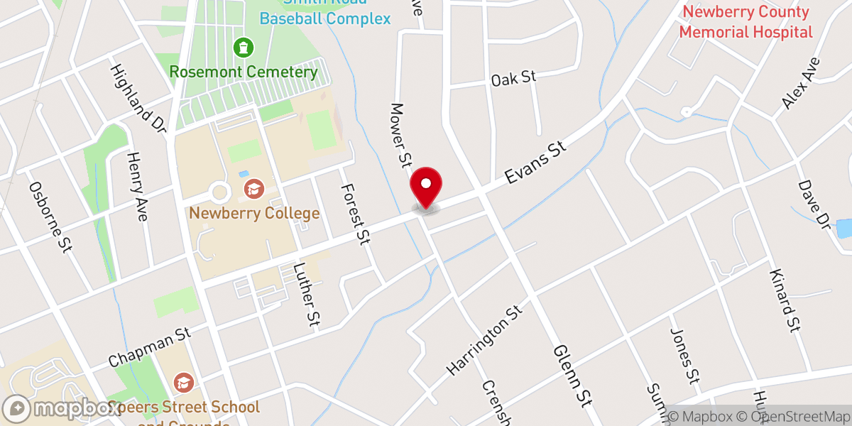 Map showing location of Helena Community Out Reach Church
