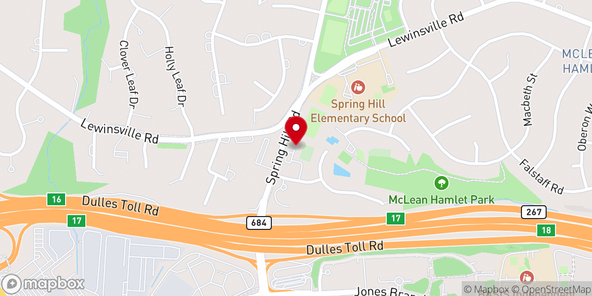 Map showing location of Shiloh Baptist Church