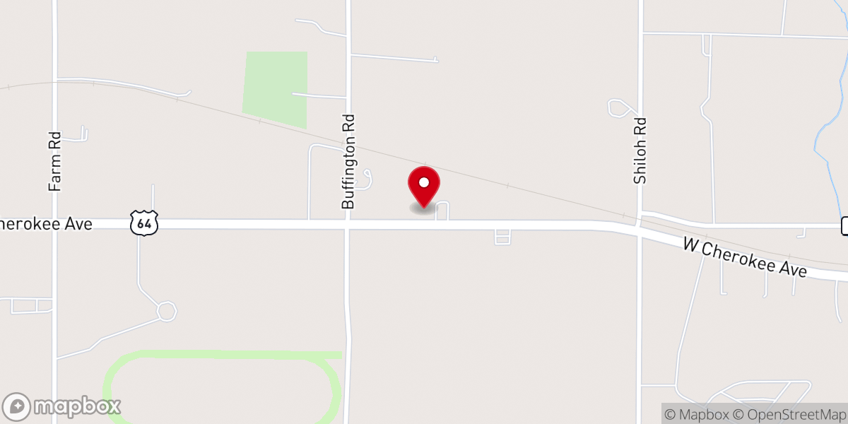 Map showing location of Impact Ministries
