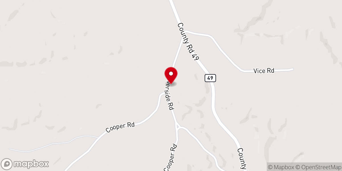Map showing location of Riverside Church