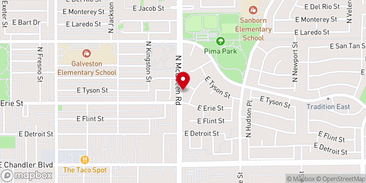 Map showing location of Glorious Celebration Center Az Inc